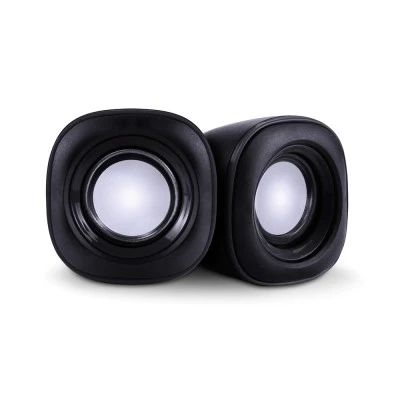 POWERTECH ηχεία Essential sound PT-844, 2x 3W, 3.5mm, μαύρα