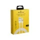 POWERTECH καλώδιο USB σε Lightning PTR-0126, 12W 2.4A, copper, 1m, λευκό