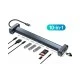 POWERTECH docking station PTR-0152, 10 θυρών, βάση laptop, USB-C, γκρι