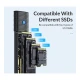 ORICO θήκη για M.2 SATA SSD PWM2, 5Gbps, μαύρη