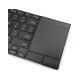RIITEK ασύρματο πληκτρολόγιο RT721 με touchpad, Bluetooth & 2.4GHz