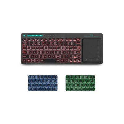 RIITEK ασύρματο πληκτρολόγιο Mini K18+ με touchpad, RGB backlit, 2.4GHz RIITEK ασύρματο πληκτρολόγιο Mini K18+ με touchpad, RGB backlit, 2.4GHz