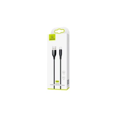 USAMS καλώδιο Lightning σε USB US-SJ266, 2A, 1m, μαύρο USAMS καλώδιο Lightning σε USB US-SJ266, 2A, 1m, μαύρο