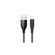 USAMS καλώδιο Lightning σε USB US-SJ266, 2A, 1m, μαύρο USAMS καλώδιο Lightning σε USB US-SJ266, 2A, 1m, μαύρο