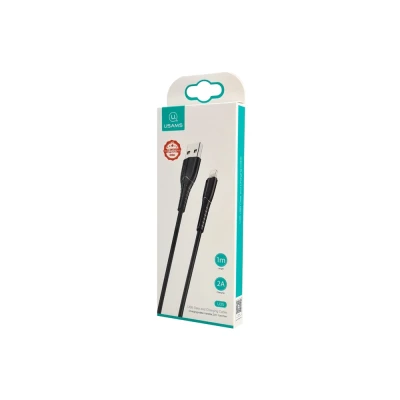 USAMS καλώδιο Lightning σε USB US-SJ364, 2A, 1m, μαύρο