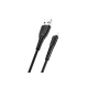 USAMS καλώδιο Lightning σε USB US-SJ364, 2A, 1m, μαύρο