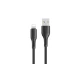 USAMS καλώδιο USB σε Lightning U68, 2A, 1m, μαύρο