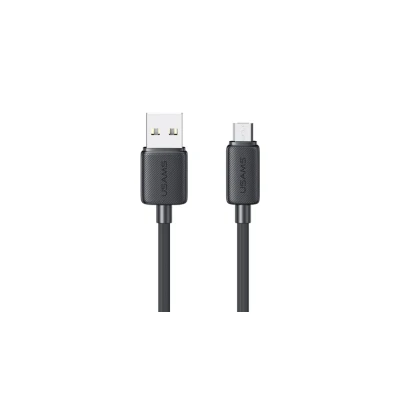USAMS καλώδιο micro USB σε USB US-SJ690, 10W, 480Mbps, 1m, μαύρο