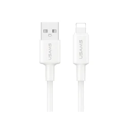 USAMS καλώδιο Lightning σε USB SJ762, 2.4A 12W, 480Mbps, 1m, λευκό USAMS καλώδιο Lightning σε USB SJ762, 2.4A 12W, 480Mbps, 1m, λευκό