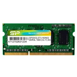 Silicon Power Μνήμη DDR3L SODimm , 4GB, 1600MHz, PC3L-12800, CL11, 1.35v