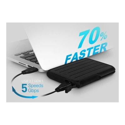 Silicon Power Εξωτερικός σκληρός δίσκος 1TB USB 3.2 HDD Armor A66 μπλε με LED ένδειξη λειτουργίας & μεταφοράς δεδομένων