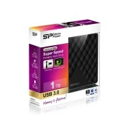 Silicon Power Εξωτερικός σκληρός δίσκος HDD 1TB Diamond D06 USB 3.0 σε μαύρο χρώμα 