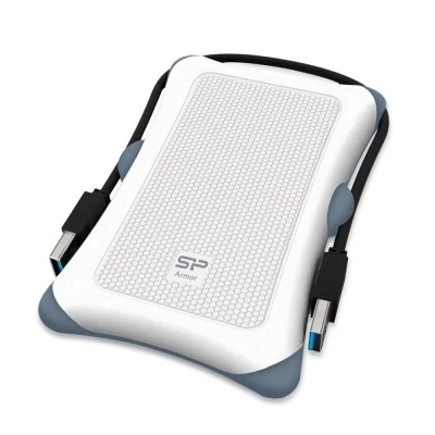 Silicon Power Εξωτερικός σκληρός δίσκος HDD Armor A30, 2TB, USB 3.1, λευκός