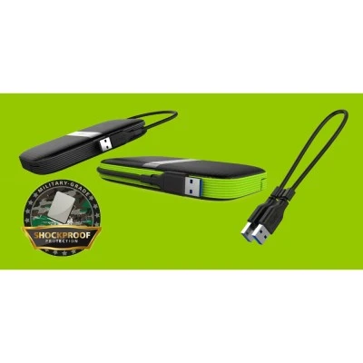 Silicon Power Εξωτερικός σκληρός δίσκος Armor A60 HDD SILICON POWER  4TB USB 3.2  μαύρος με LED ένδειξη λειτουργίας & μεταφοράς δεδομένων