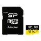 SILICON POWER κάρτα μνήμης microSDXC Inspire, 128GB, UHS-I U3 A1 V30 SILICON POWER κάρτα μνήμης microSDXC Inspire, 128GB, UHS-I U3 A1 V30