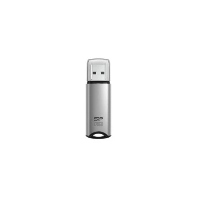 SILICON POWER USB Flash Drive Marvel M02, 128GB, USB 3.2, γκρι