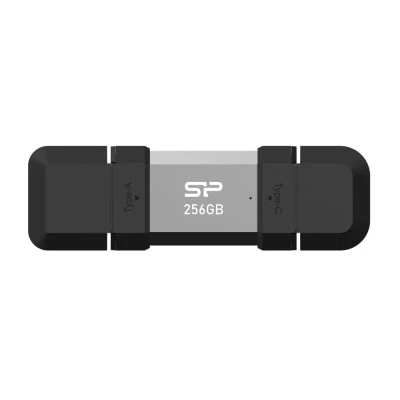 SILICON POWER USB Flash Drive C51, USB/USB-C, 256GB, 200MBps, ασημί SILICON POWER USB Flash Drive C51, USB/USB-C, 256GB, 200MBps, ασημί