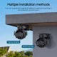 Smart ηλιακή κάμερα SECTEC ST-515C-3M-5W-BK με ανάλυση 3MP, WiFi, περιστροφή PTZ, υποστήριξη SD και στεγανότητα IP65