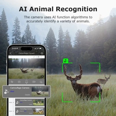 Smart ηλιακή κάμερα κυνηγού SECTEC ST-HC809 με ανάλυση 3MP, 4G, PIR ανίχνευση κίνησης, υποστήριξη SD και στεγανότητα IP66