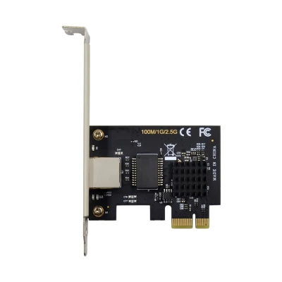 POWERTECH κάρτα επέκτασης PCIe σε RJ45 2.5G ST7266, RTL8125B