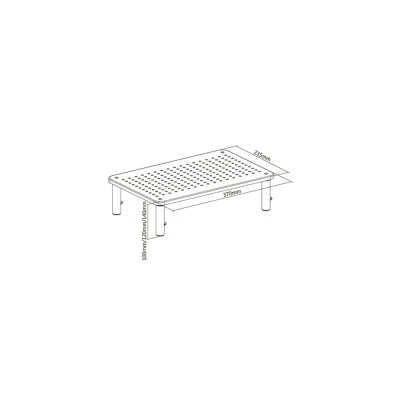 BRATECK επιτραπέζια βάση STB-081 για οθόνη 13"-32" & laptop, έως 20kg