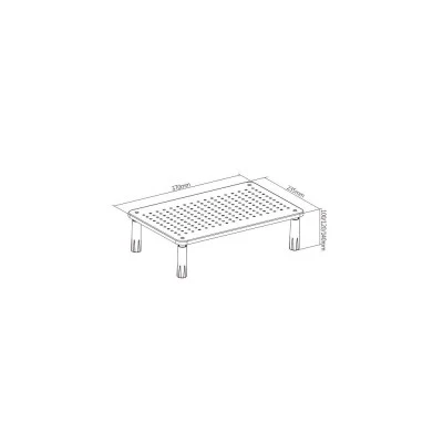 BRATECK επιτραπέζια βάση STB-086 για οθόνη 13"-32" & laptop, έως 20kg