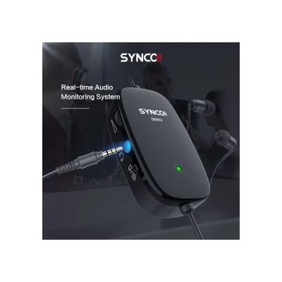 SYNCO μικρόφωνο Lav-S6M2, clip-on, omnidirectional, 3.5mm, 400mAh, μαύρο SYNCO μικρόφωνο Lav-S6M2, clip-on, omnidirectional, 3.5mm, 400mAh, μαύρο