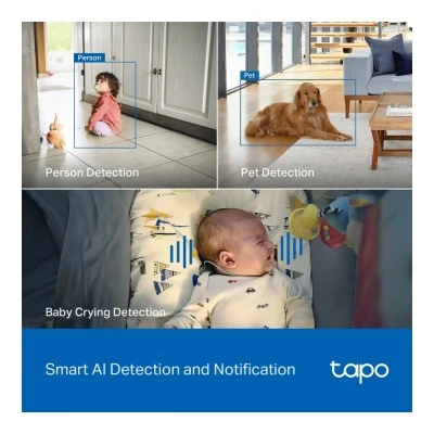 Smart κάμερα TP-LINK Tapo C260 με ανάλυση 4K, WiFi, αμφίδρομο ήχο (two-way audio) και λειτουργία Pan/Tilt Smart κάμερα TP-LINK Tapo C260 με ανάλυση 4K, WiFi, αμφίδρομο ήχο (two-way audio) και λειτουργία Pan/Tilt