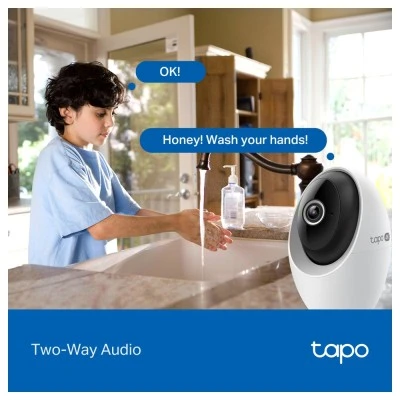 Smart κάμερα TP-LINK Tapo C260 με ανάλυση 4K, WiFi, αμφίδρομο ήχο (two-way audio) και λειτουργία Pan/Tilt Smart κάμερα TP-LINK Tapo C260 με ανάλυση 4K, WiFi, αμφίδρομο ήχο (two-way audio) και λειτουργία Pan/Tilt