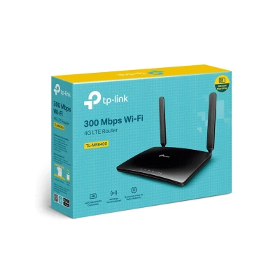 TP-LINK Wireless N Router TL-MR6400, 4G LTE, Wi-Fi 300Mbps, Ver. 4.0