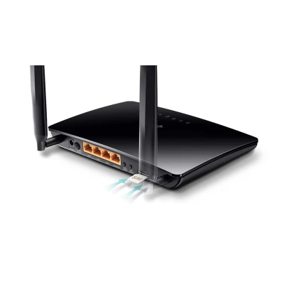 TP-LINK Wireless N Router TL-MR6400, 4G LTE, Wi-Fi 300Mbps, Ver. 4.0