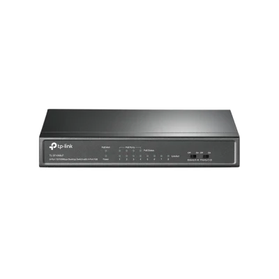 TP-LINK desktop switch TL-SF1008LP, 8-Port 10/100Mbps, 4x PoE, Ver. 2.0