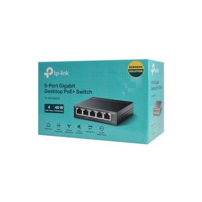 TP-LINK desktop switch TL-SG1005LP, 5-Port Gigabit, 4x PoE+, Ver. 2.0 TP-LINK desktop switch TL-SG1005LP, 5-Port Gigabit, 4x PoE+, Ver. 2.0