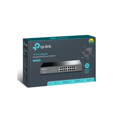 TP-LINK Desktop/Rackmount Switch TL-SG10016D 16 Θυρών, Ver. 8.0