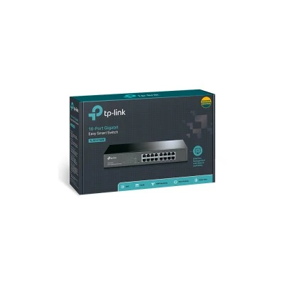 TP-LINK Easy Smart Switch TL-SG1016DE, 16-Port Gbit, Ver. 4.2 TP-LINK Easy Smart Switch TL-SG1016DE, 16-Port Gbit, Ver. 4.2