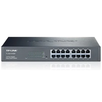 TP-LINK Easy Smart Switch TL-SG1016DE, 16-Port Gbit, Ver. 4.2 TP-LINK Easy Smart Switch TL-SG1016DE, 16-Port Gbit, Ver. 4.2