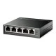 TP-LINK Easy Smart Switch TL-SG105PE, 5-Port Gbit, 4-Port PoE+, Ver. 2.0 TP-LINK Easy Smart Switch TL-SG105PE, 5-Port Gbit, 4-Port PoE+, Ver. 2.0
