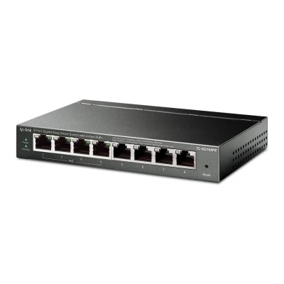 TP-LINK Easy Smart Switch TL-SG108PE, 8-Port Gbit, 4-Port PoE, Ver. 5.0 TP-LINK Easy Smart Switch TL-SG108PE, 8-Port Gbit, 4-Port PoE, Ver. 5.0