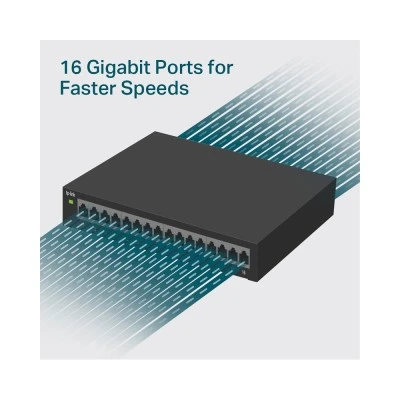 TP-LINK Easy Smart Switch TL-SG116E, 16-Port Gigabit, Ver. 1.2 TP-LINK Easy Smart Switch TL-SG116E, 16-Port Gigabit, Ver. 1.2