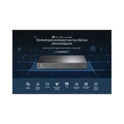 TP-LINK JetStream switch TL-SG2008P, 8-Port Gigabit, 4x PoE+, Ver. 3.0