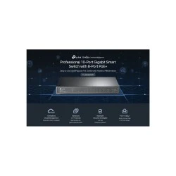 TP-LINK JetStream switch TL-SG2210P, 10-Port Gigabit, 8x PoE+, Ver. 5.0