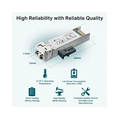 TP-LINK 10GBase-SR SFP+ LC Transceiver TL-SM5110-SR, έως 300m, Ver. 1.0