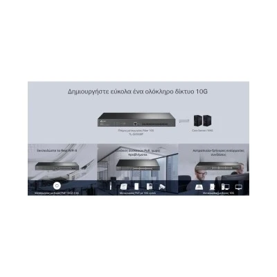 TP-LINK L2+ managed switch TL-SX3008F, 8-Ports 10Gbps SFP+, Ver. 1.0 TP-LINK L2+ managed switch TL-SX3008F, 8-Ports 10Gbps SFP+, Ver. 1.0