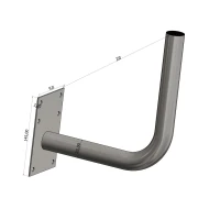 Βάση τοίχου VIKAR 22013 Φ33x250mmx2mm