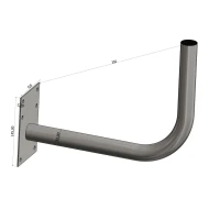 Βάση τοίχου VIKAR 22014 Φ33x350mmx2mm