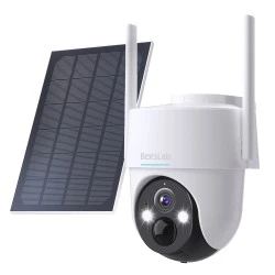 Smart ηλιακή κάμερα BOTSLAB W313 με ανάλυση 3MP/2K, WiFi, PTZ, SD, 5200mAh, στεγανή IP65 