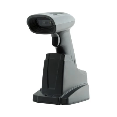 GTCODESTAR barcode scanner X-1901B με βάση, 1D & 2D, ενσύρματο & ασύρματο, Bluetooth, 2000mAh, μαύρο