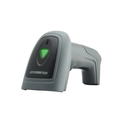GTCODESTAR barcode scanner X-1901B με βάση, 1D & 2D, ενσύρματο & ασύρματο, Bluetooth, 2000mAh, μαύρο