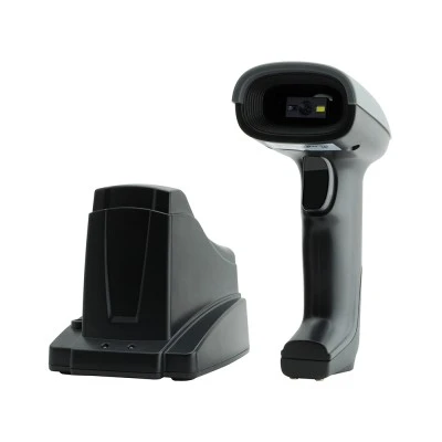 GTCODESTAR barcode scanner X-1901B με βάση, 1D & 2D, ενσύρματο & ασύρματο, Bluetooth, 2000mAh, μαύρο