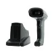 GTCODESTAR barcode scanner X-1901B με βάση, 1D & 2D, ενσύρματο & ασύρματο, Bluetooth, 2000mAh, μαύρο
